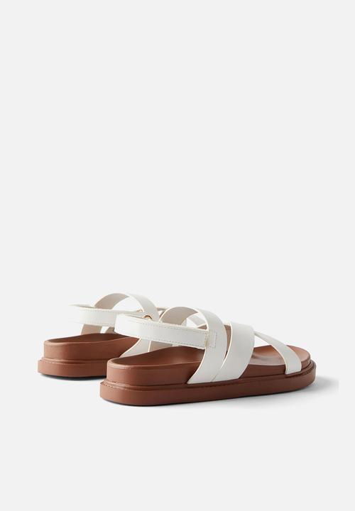 Cotton On - Blair multi strap sandal - white
