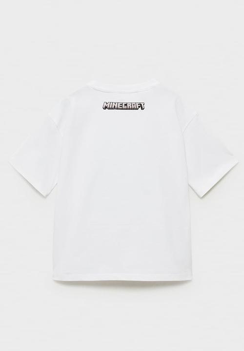 MANGO - T-shirt minecrew - natural