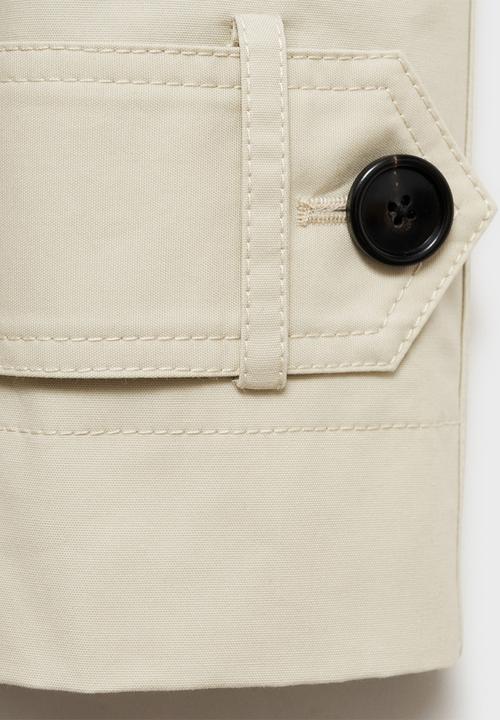 MANGO - Parka Malibu - Light/Pastel Gray