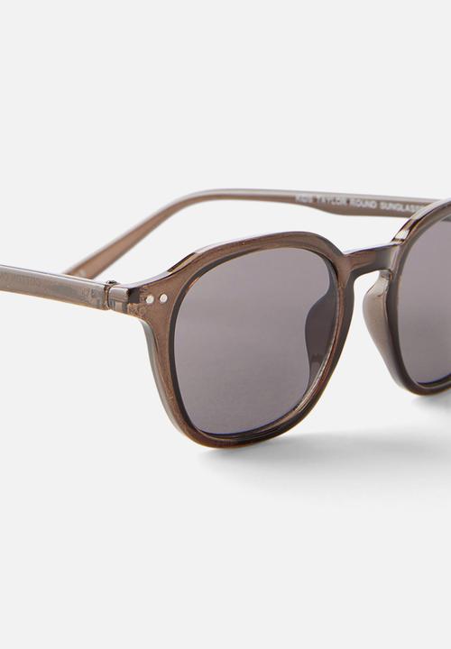 Cotton On - Kids taylor round sunglasses - black/transparent