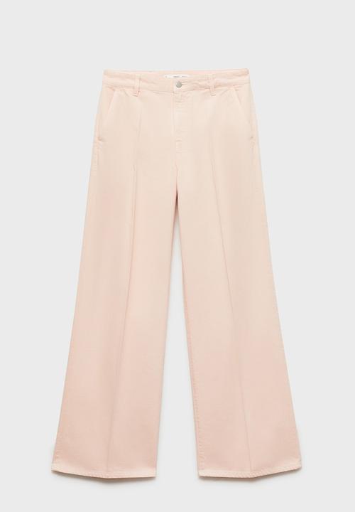MANGO - Jeans Maya - Light/Pastel Pink