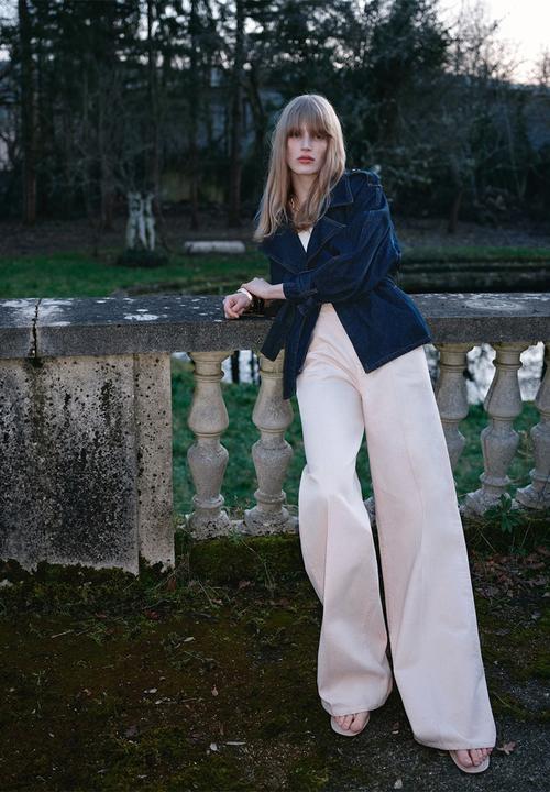 MANGO - Jeans Maya - Light/Pastel Pink