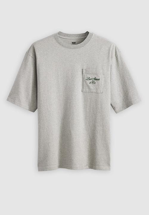 Levi’s® - Half sleeve gr pckt t levis script midto - grey