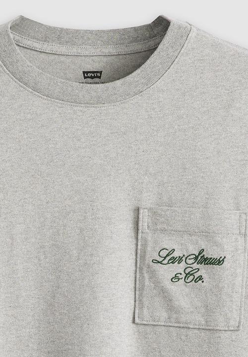 Levi’s® - Half sleeve gr pckt t levis script midto - grey