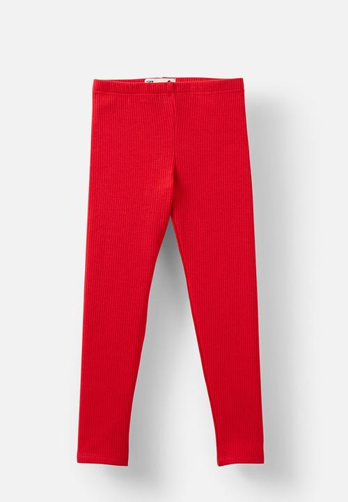 Cotton On - Fleece legging - varsity red