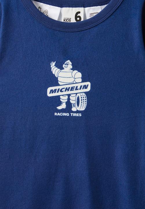 Cotton On - Chuck long sleeve pyjama set licensed - lcn mic in the navy/michelin