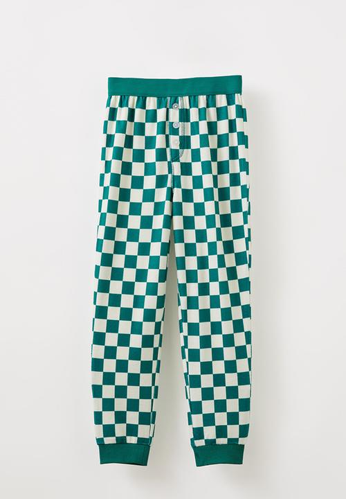 Cotton On - Chuck long sleeve pyjama set licensed - lcn mic varsity green/michelin