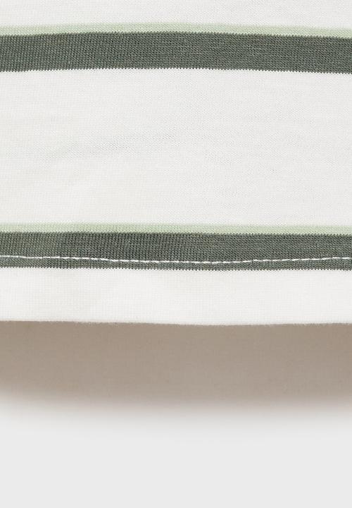 MANGO - T-shirt fresh - green