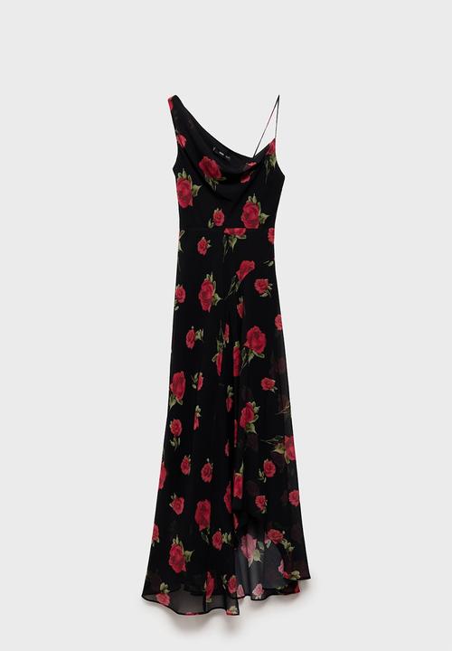 MANGO - Dress Rosa - Black