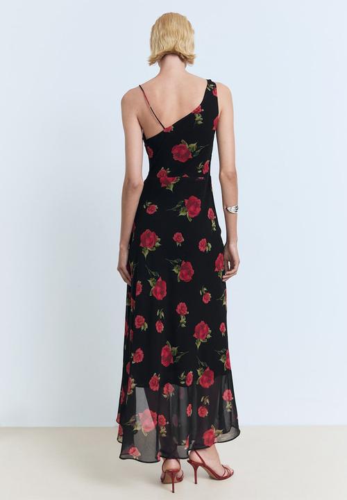 MANGO - Dress Rosa - Black