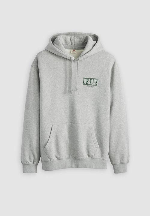 Levi’s® - Relaxed graphic po serif logo midtone he - grey