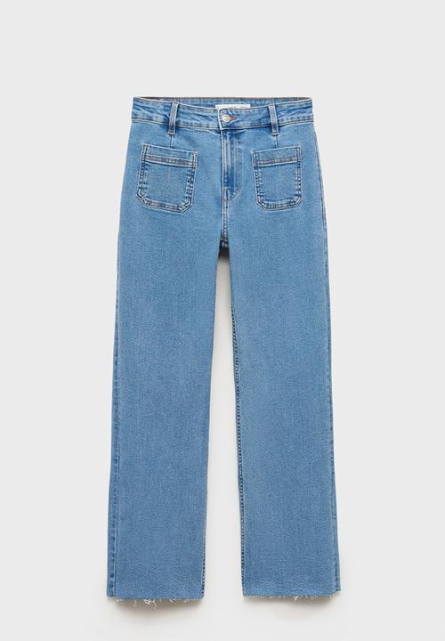 MANGO - Jeans Alex - Open Blue