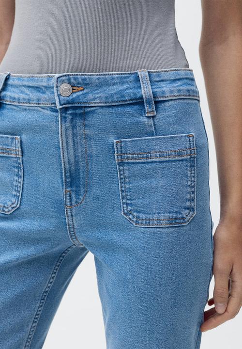 MANGO - Jeans Alex - Open Blue