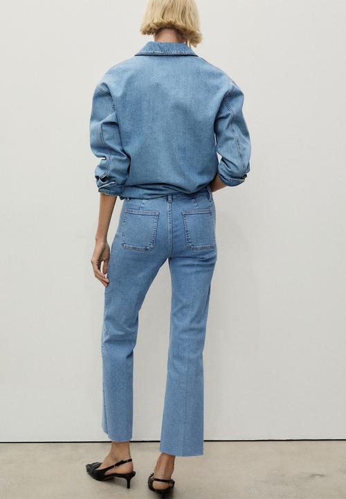 MANGO - Jeans Alex - Open Blue