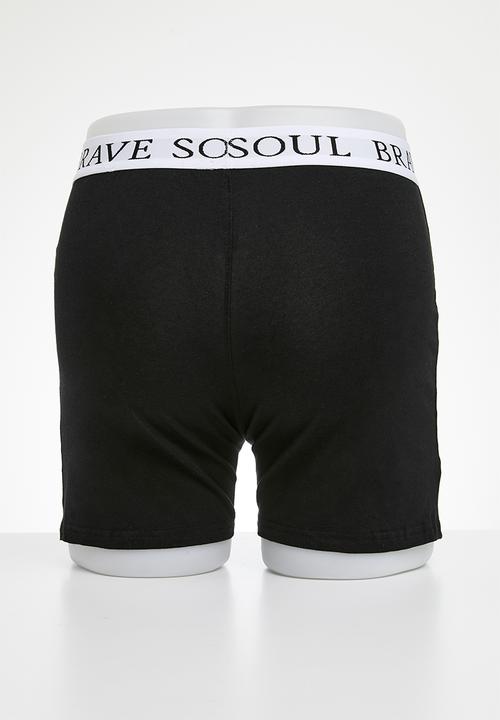 Brave Soul - Underwear - Black 5-Pack