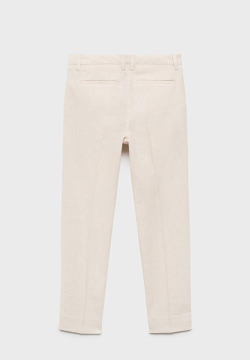 MANGO - Trousers riop - brown