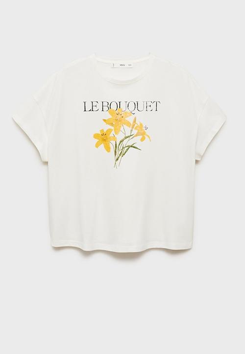 MANGO - T-Shirt Ilustra - Natural