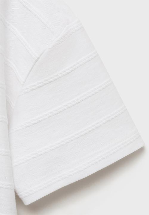 MANGO - T-shirt jackb - natural