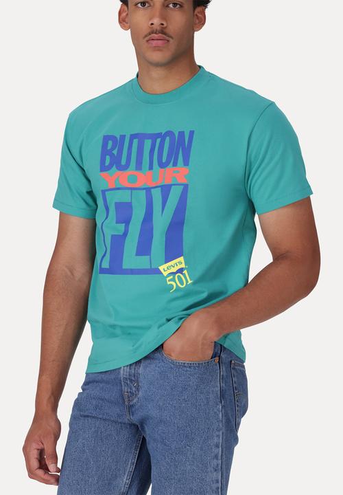 Levi’s® - VTG FIT GRAPHIC TEE ZA BUTTON YOUR FLY 5