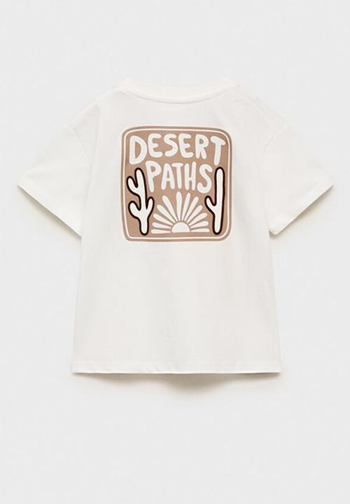 MANGO - T-shirt paths - natural