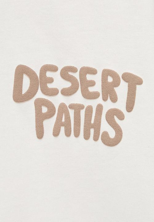MANGO - T-shirt paths - natural
