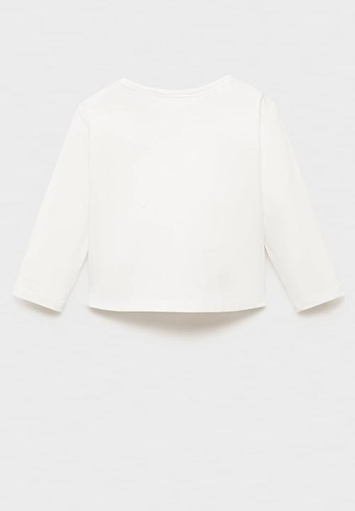 MANGO - T-shirt car - natural