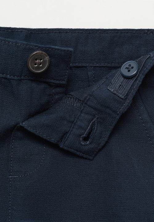 MANGO - Bermudas calateab - navy