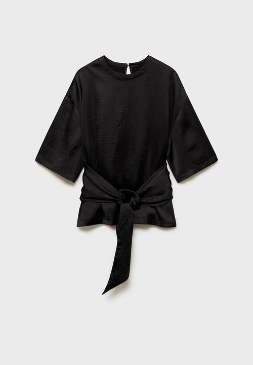 MANGO - Blouse Cami - Black