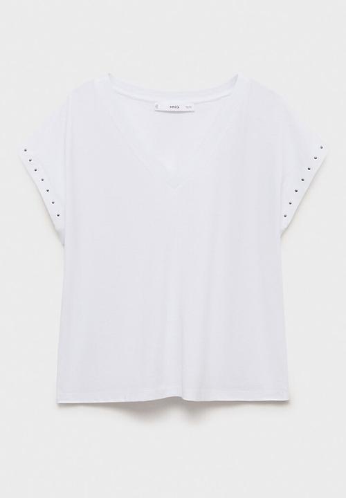 MANGO - T-Shirt Luna - White