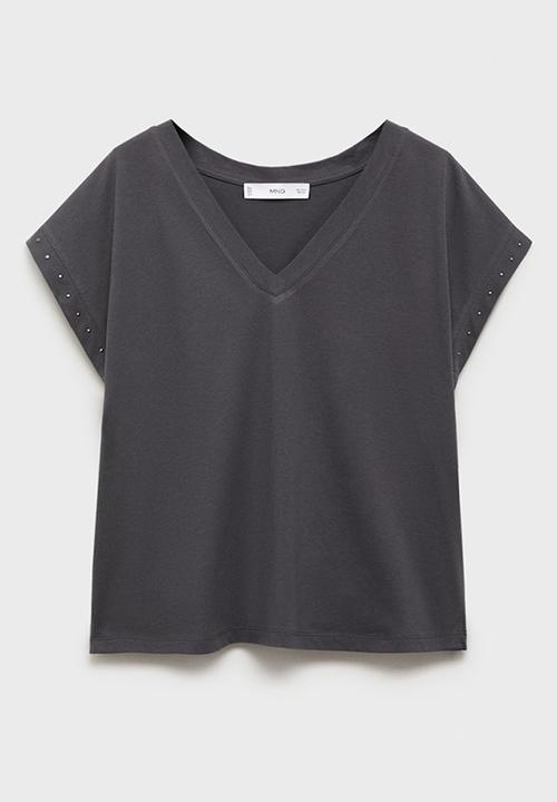 MANGO - T-Shirt Luna - Charcoal
