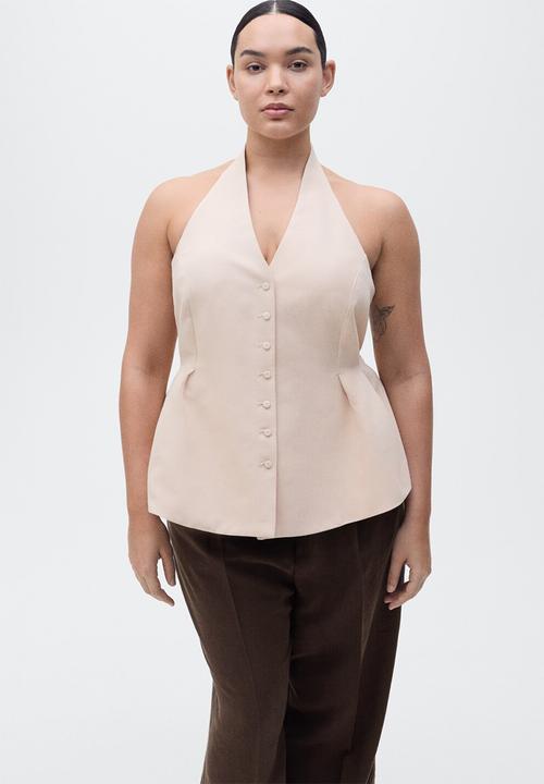 MANGO - Vest Miso - Neutral