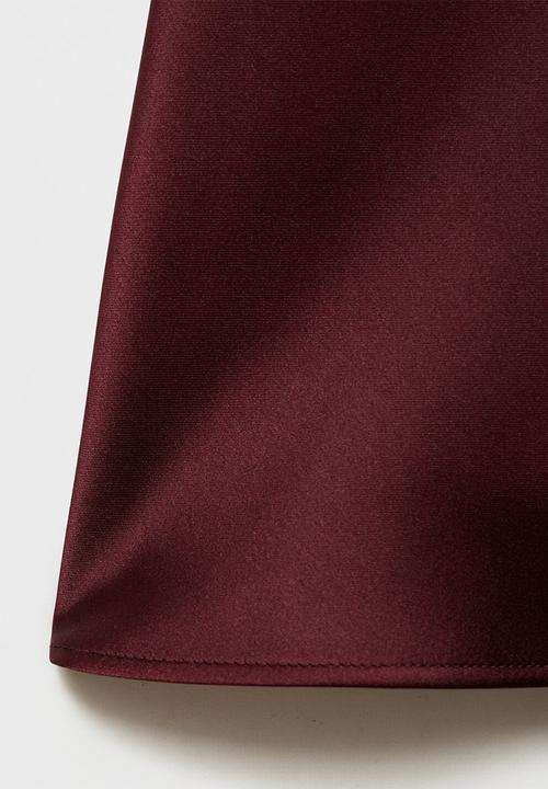 MANGO - Skirt Mia2 - Dark Red