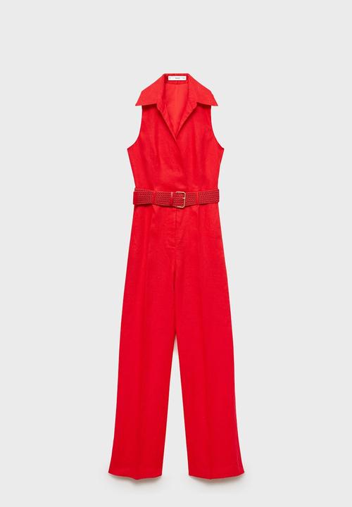 MANGO - Jumpsuit Nana - Red