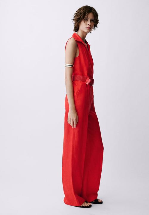 MANGO - Jumpsuit Nana - Red