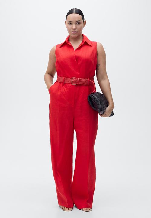 MANGO - Jumpsuit Nana - Red