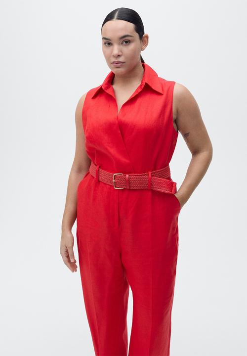 MANGO - Jumpsuit Nana - Red