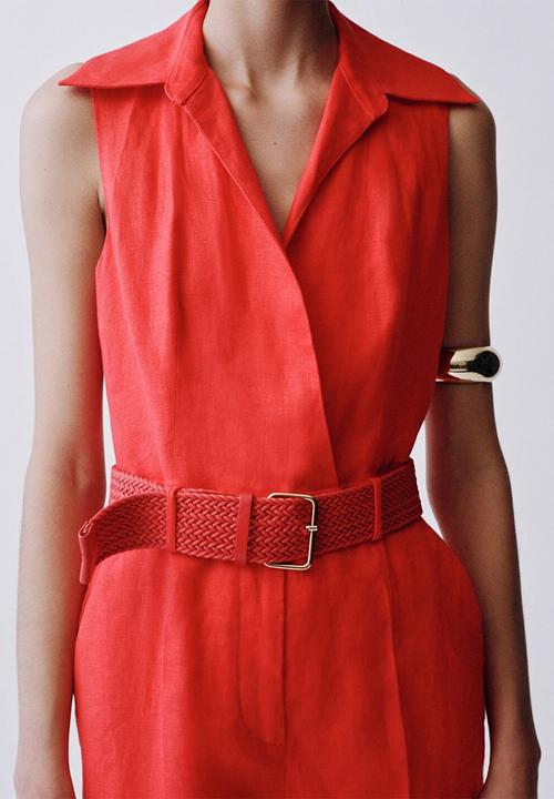 MANGO - Jumpsuit Nana - Red