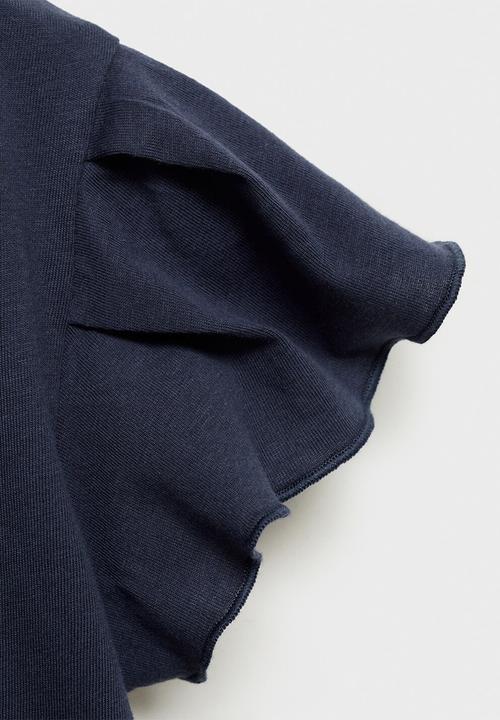 MANGO - T-shirt soft - navy