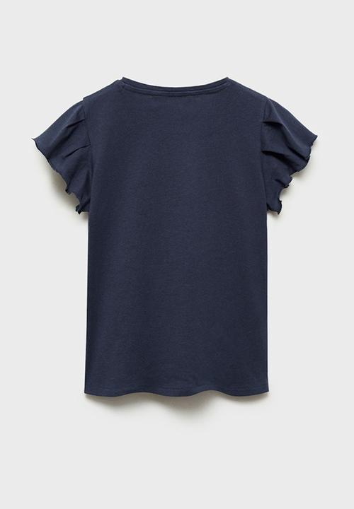 MANGO - T-shirt soft - navy