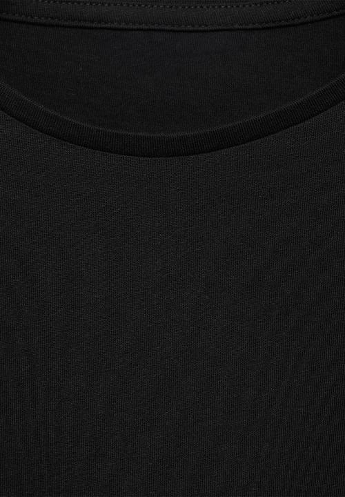 MANGO - T-shirt soft - black