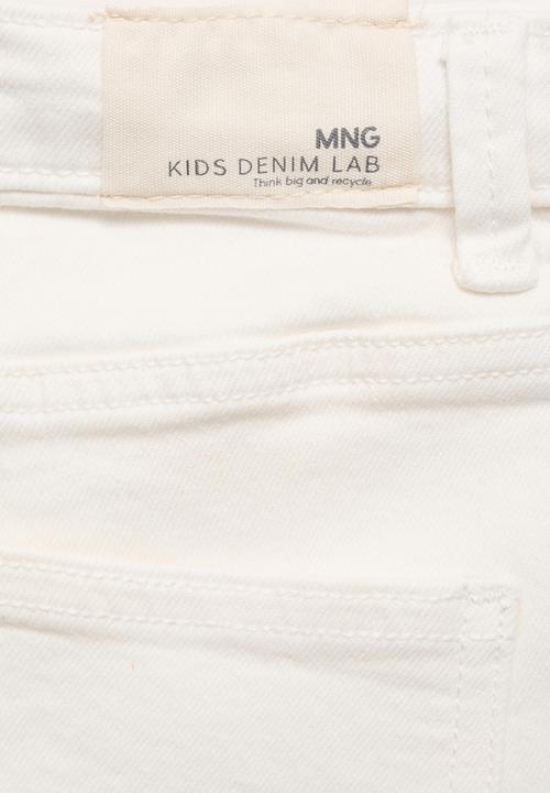 MANGO - Shorts chip - white