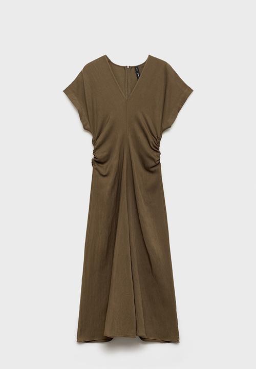MANGO - Dress Broom - Medium Brown