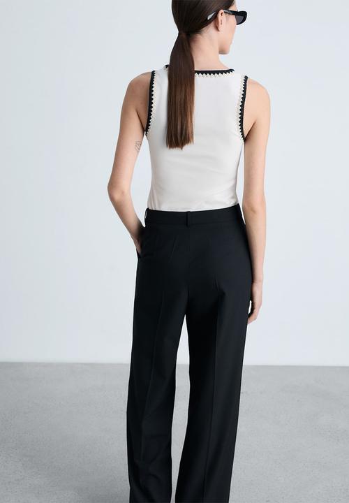 MANGO - Top Lota - White