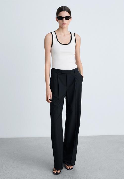 MANGO - Top Lota - White