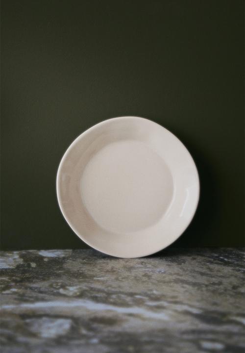 H&M - Stoneware plate - white