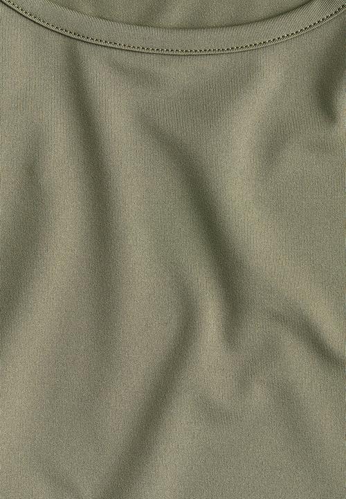 H&M - Fitted t-shirt - khaki green