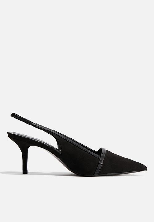 H&M - Pointed slingbacks - black