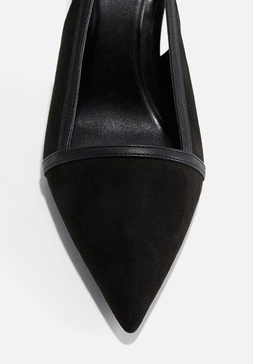 H&M - Pointed slingbacks - black