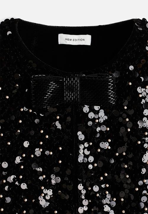 H&M - Sequined jacket - black