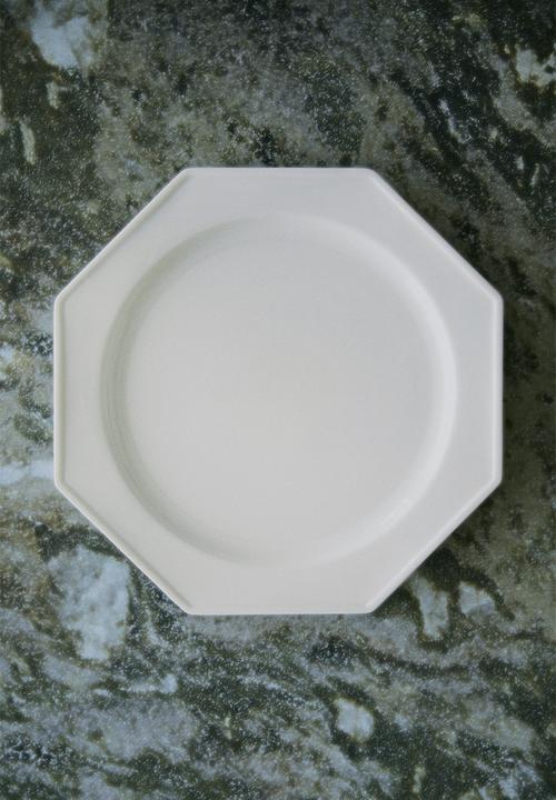 H&M - Porcelain dinner plate - white